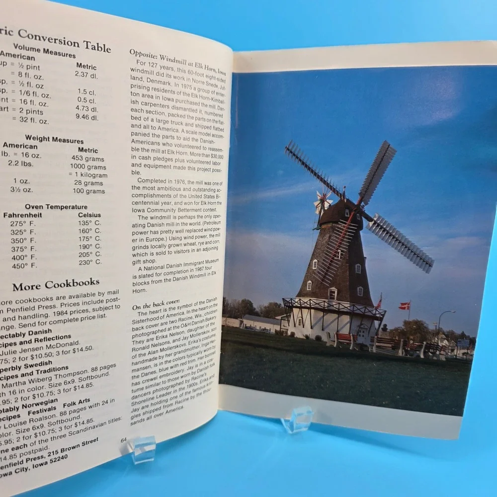 Delectably Danish Recipes and Reflections Julie Jensen McDonald Cookbook Vintage